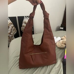 American Leather Co Marietta Knot Hobo Bag